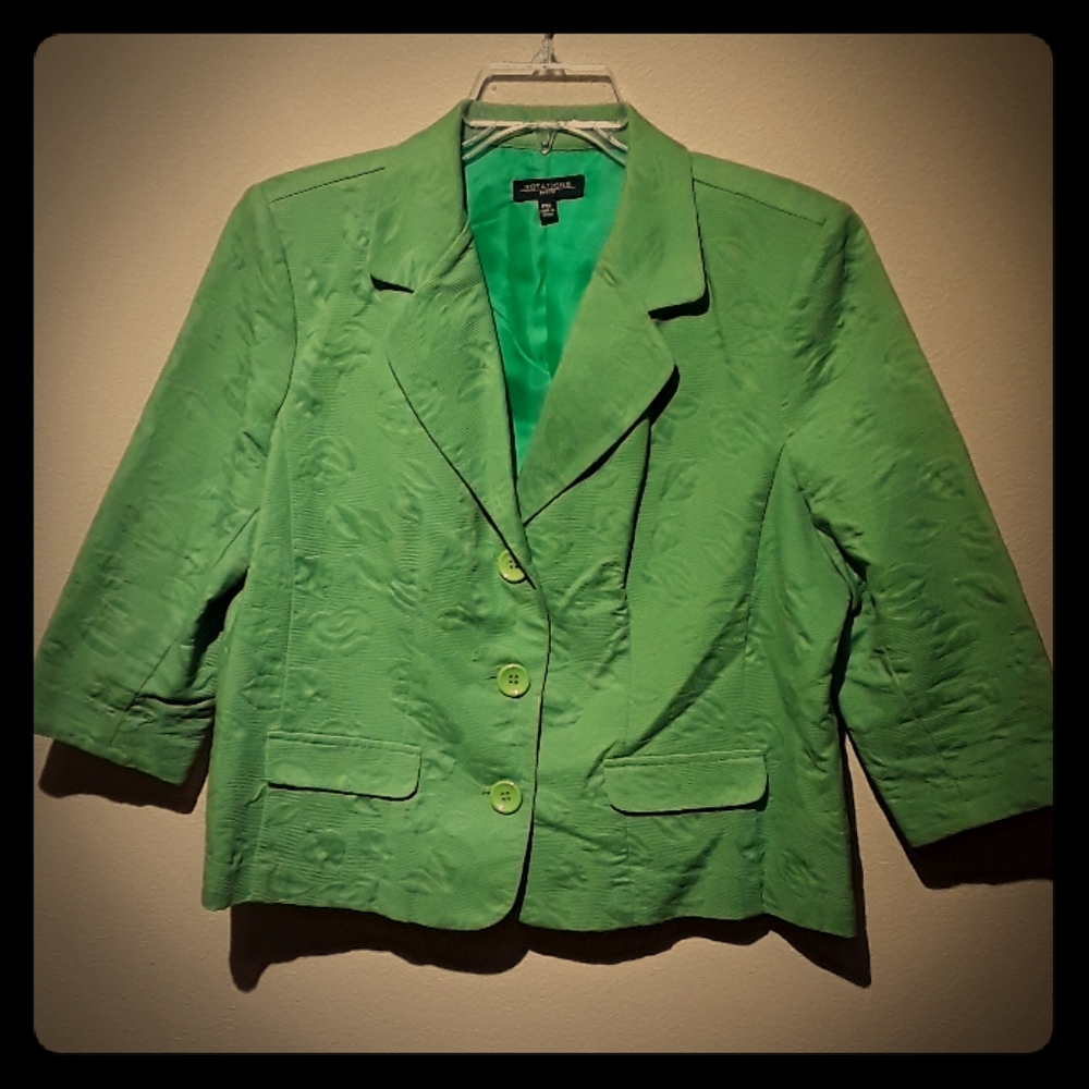 Notations Green Blazer
